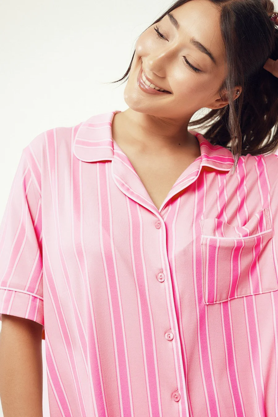 Pijama às riscas · Senhora