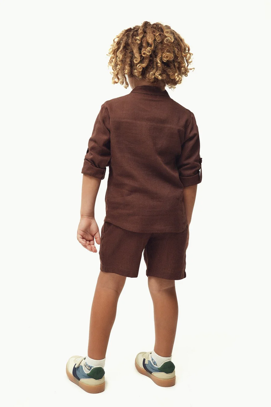 Conjunto de linho Matching · Menino