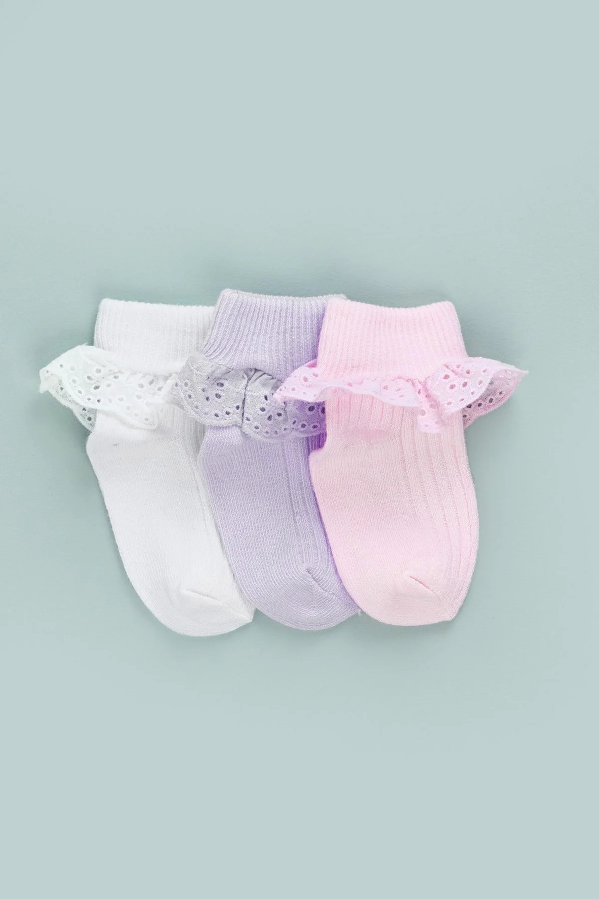 Meias pack de 3 · Bebé · Rosa Bebe