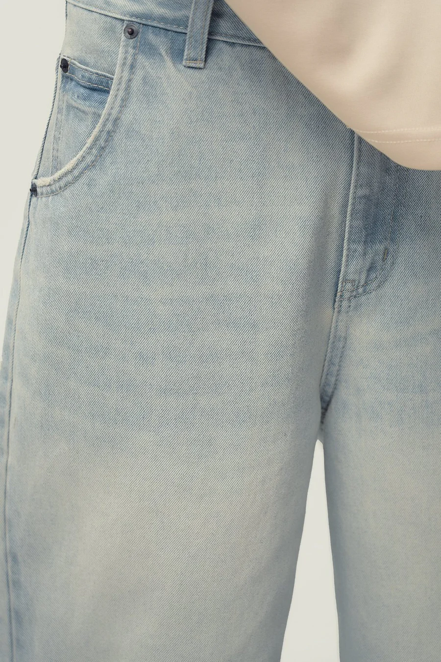 Peça Super Baggy Bermuda · Homem · Azul · Modelo 3
