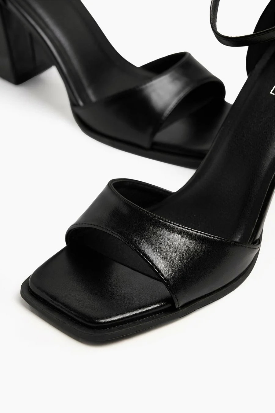 Sapatos de salto com velcro Ankle Block · Senhora