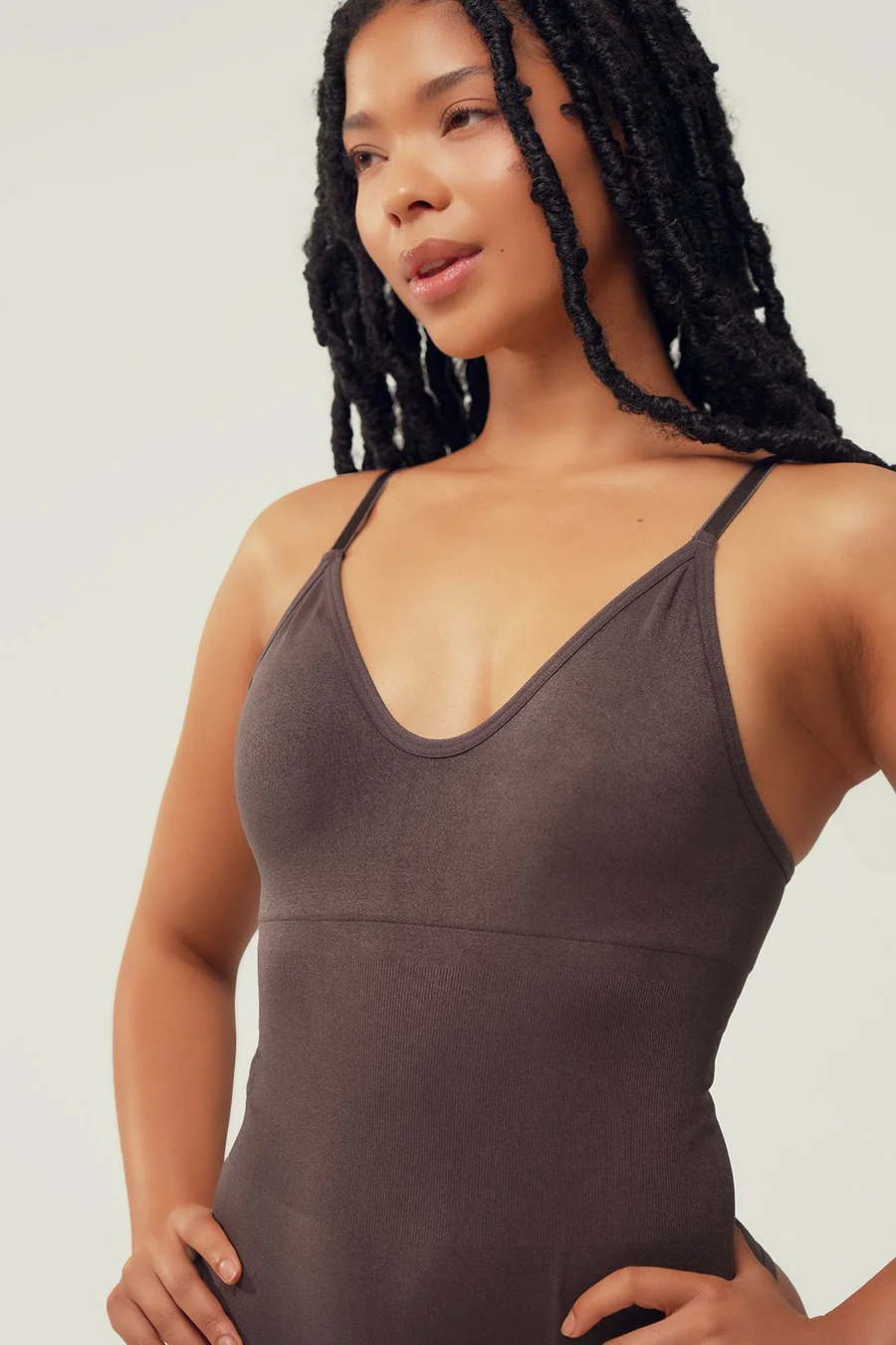Body sem costuras Shaper · Senhora · Castanho