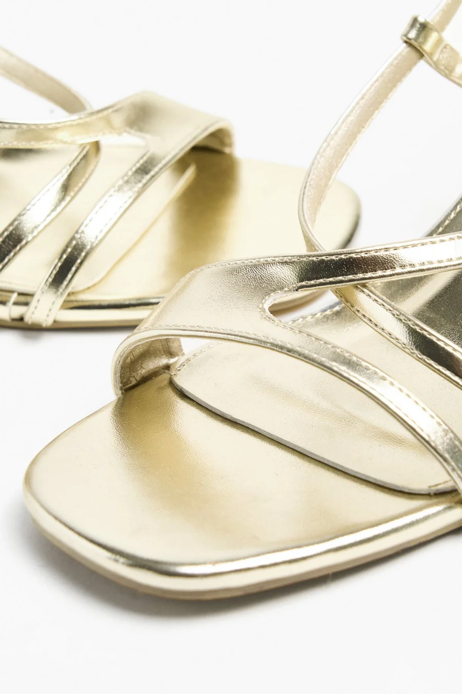 Sapatos de salto com velcro Multi Block · Senhora