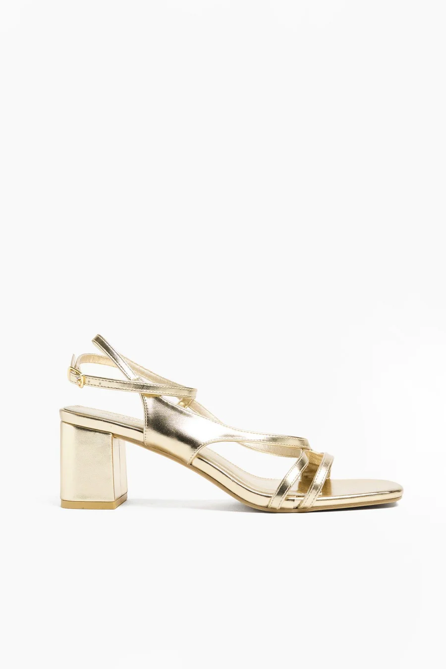 Sapatos de salto com velcro Multi Block · Senhora
