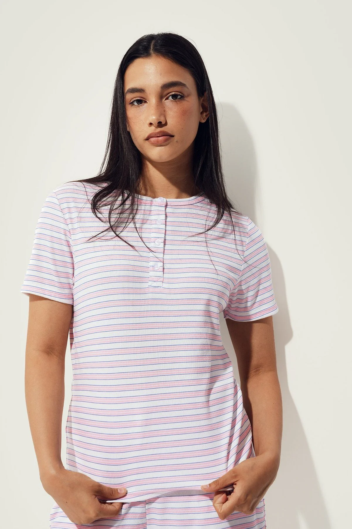Top Sleep em poliéster · Senhora · Multicoloridos