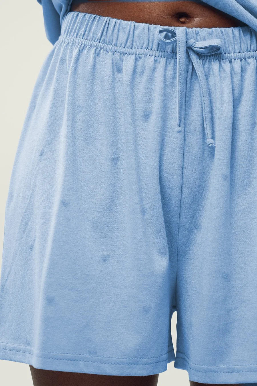 Pijama em algodão · Senhora · Azul