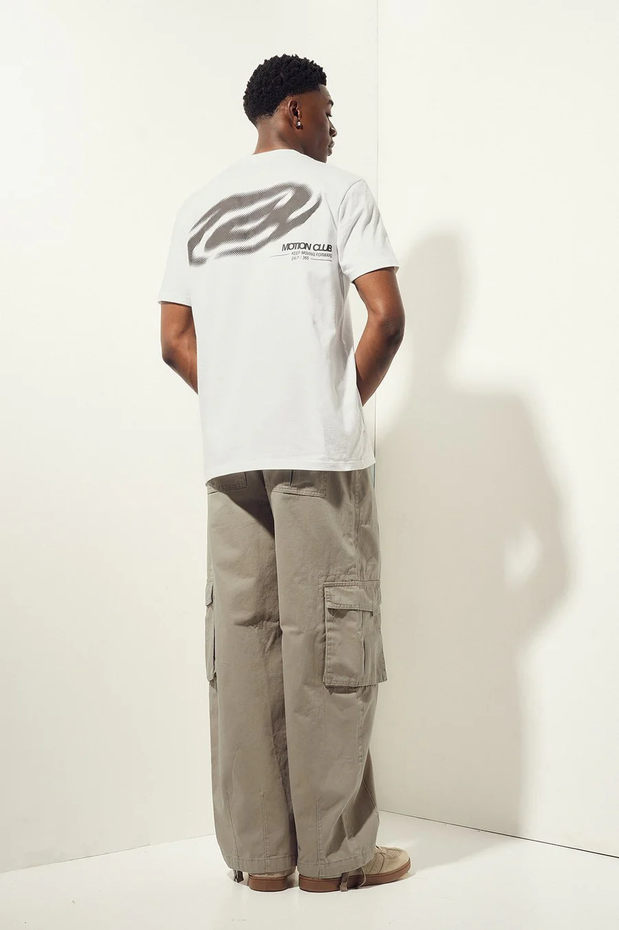Calças Baggy · Homem