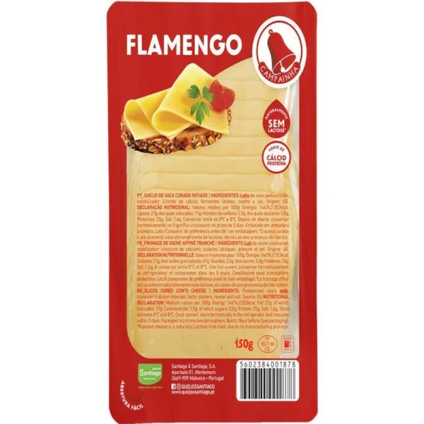 Queijo Flamengo Fatias 150G