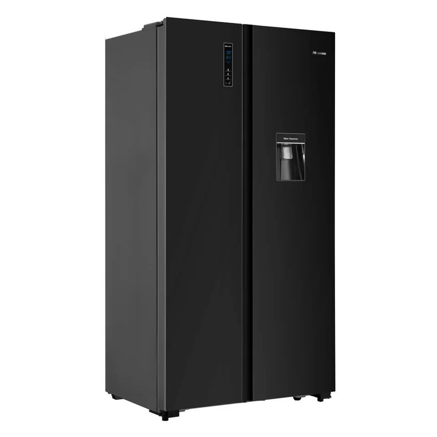Geleira Hisense H670SMIB-WD Black Glass | 514L - C/Dispensador de Água