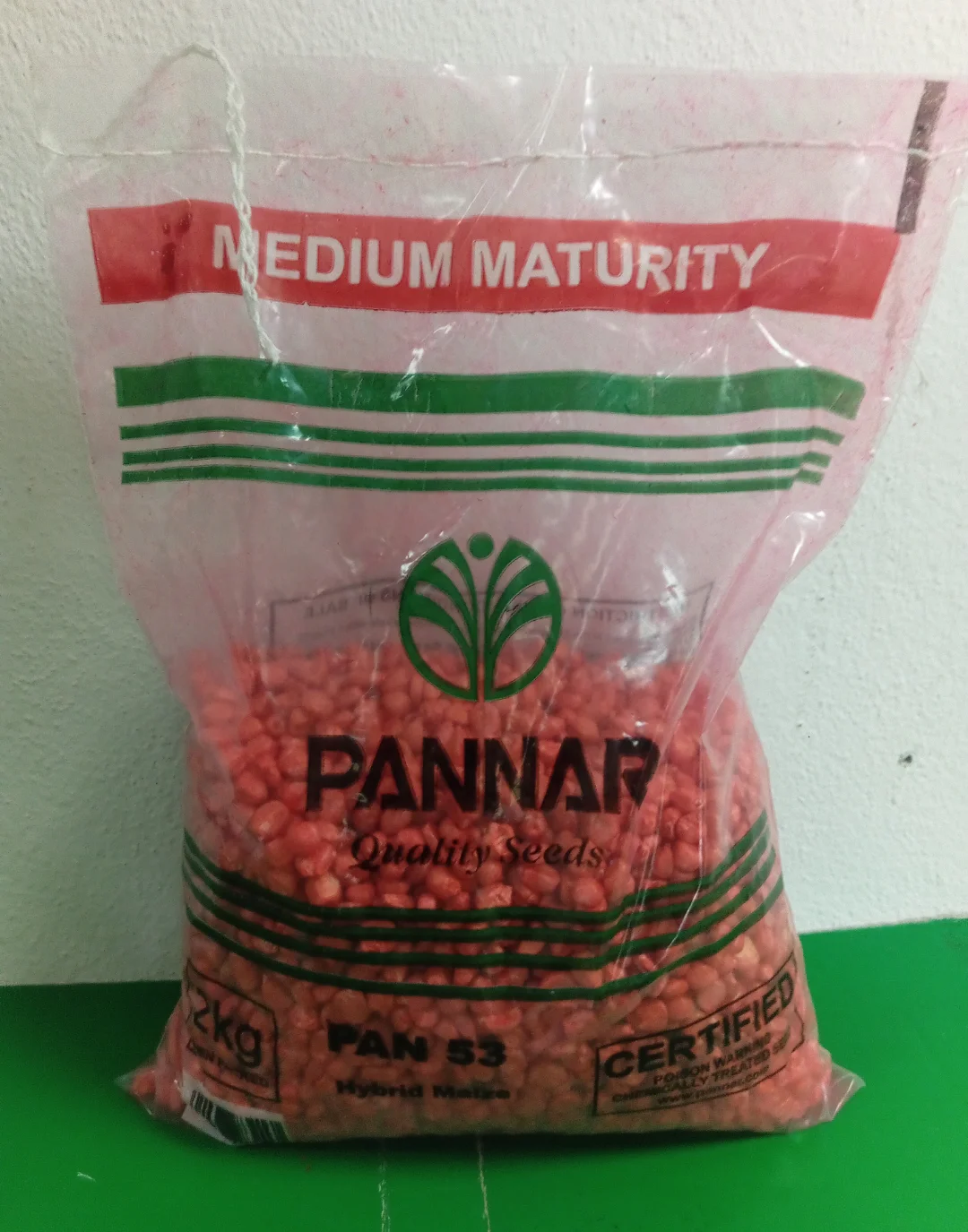 Semente de Milho Híbrido PAN 53 - Pacote 2kg para Alta Produtividade e Resistência à Seca