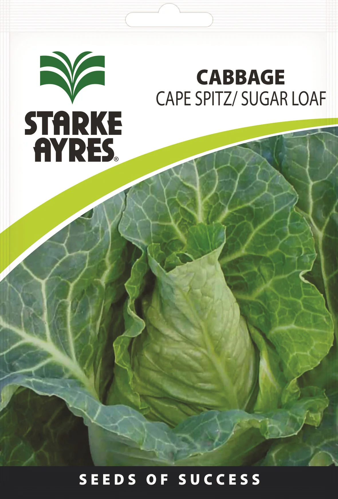Sementes de Repolho Starke Ayres Cape Spitz 25g Verde