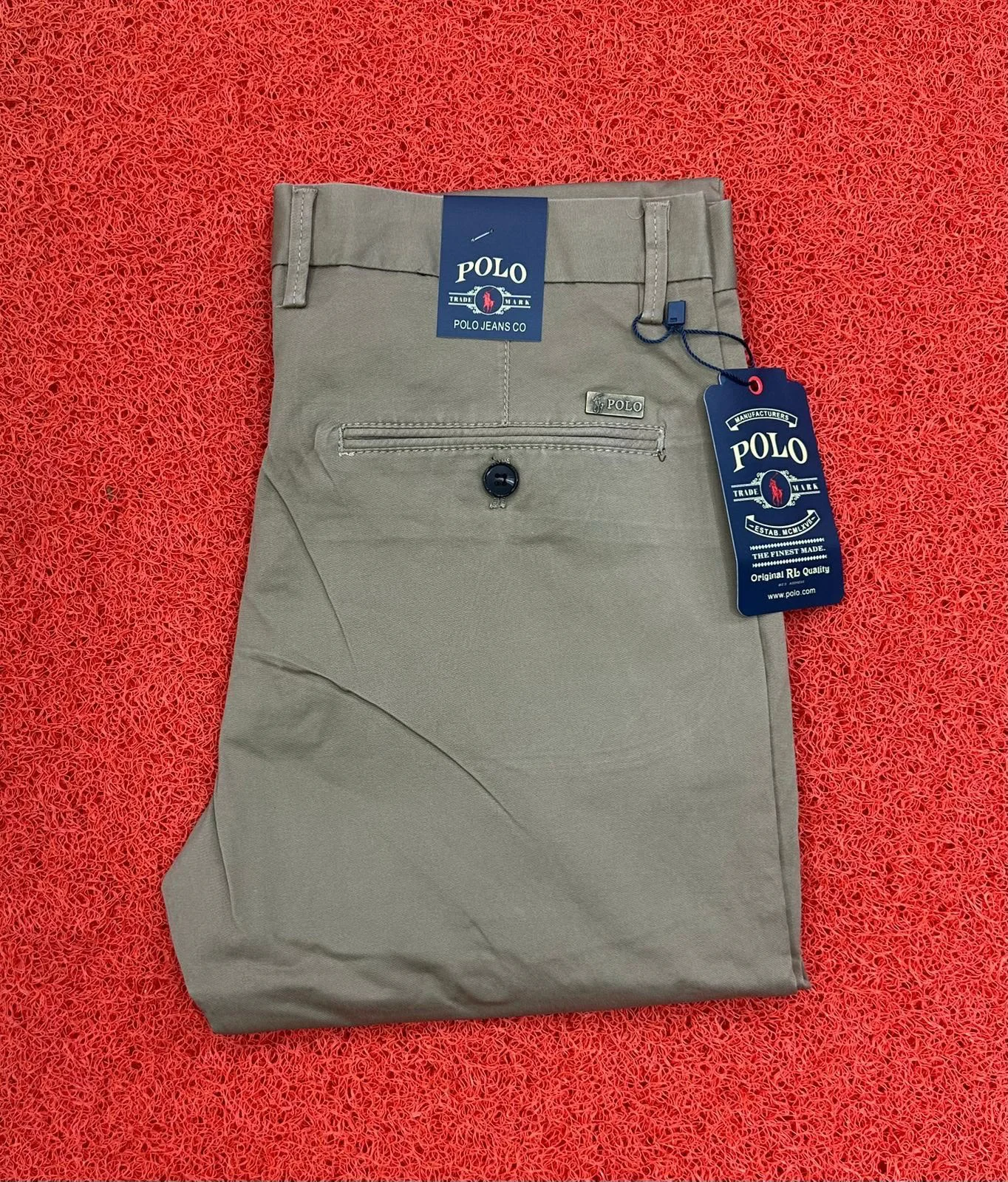 Calças Polo Jeans Co Casual Caqui