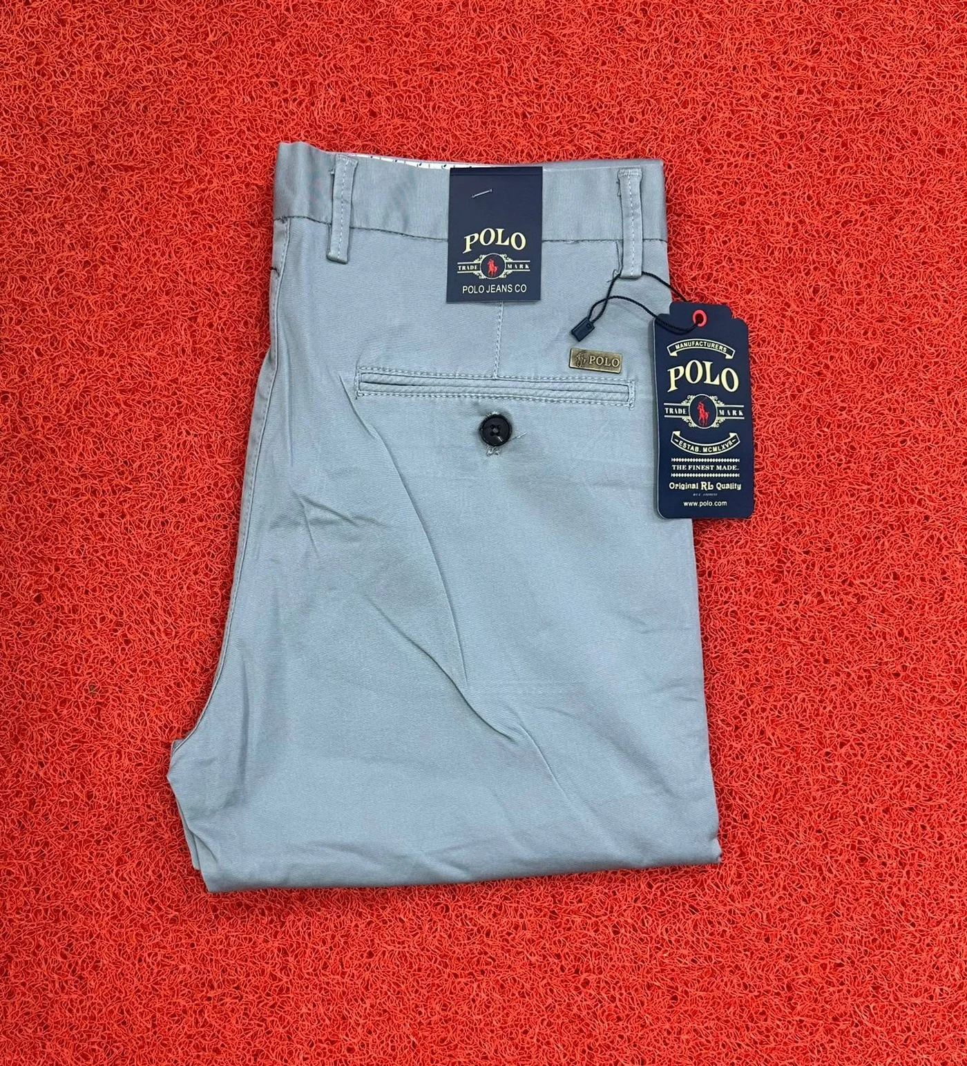 Calças Polo Jeans Co Casual Cinzento