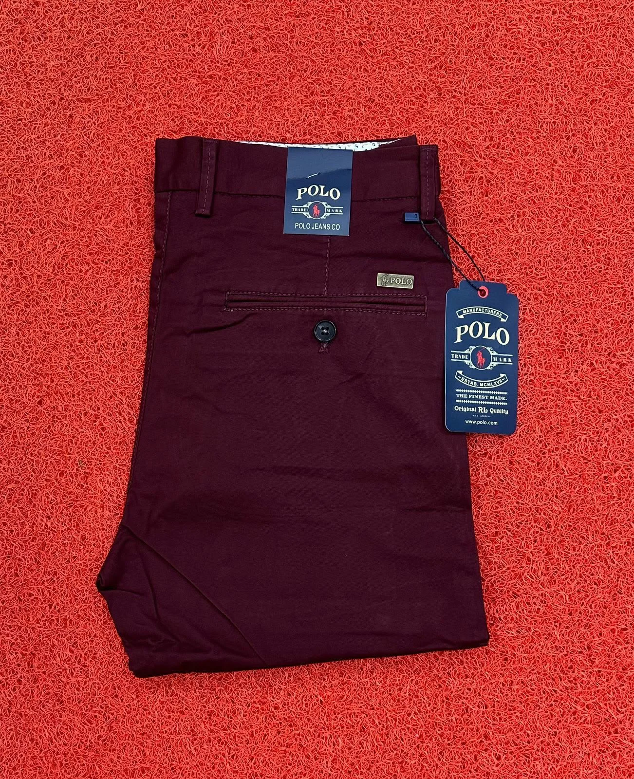 Calças Polo Jeans Co Casual Vinho