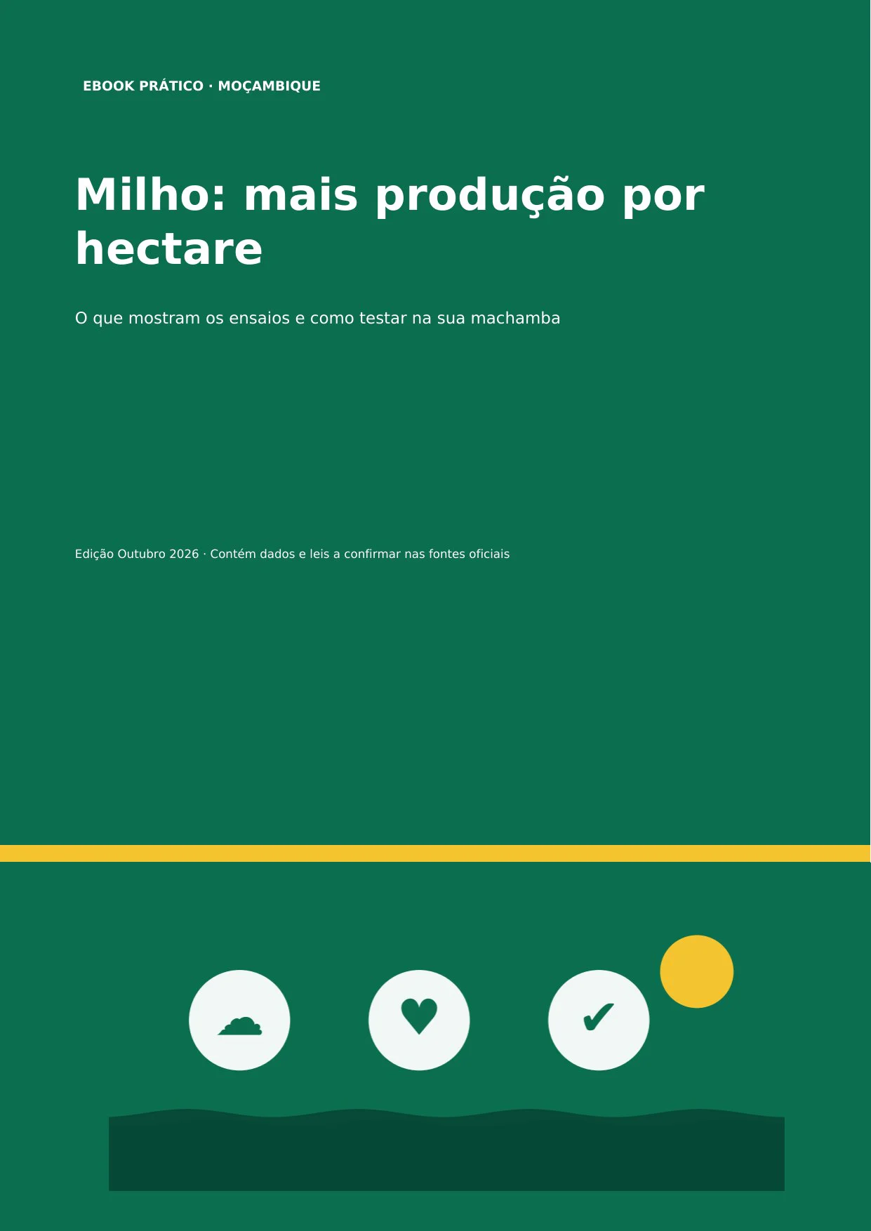 41 · Milho: mais produção por hectare