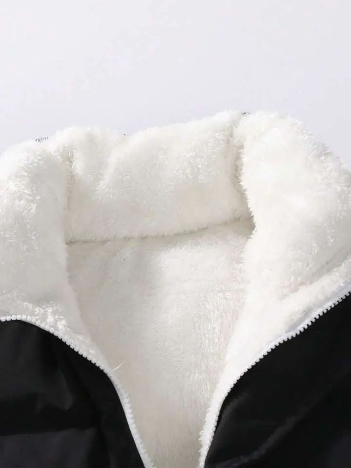 Colete Acolchoado com Forro de Pelúcia para Homem