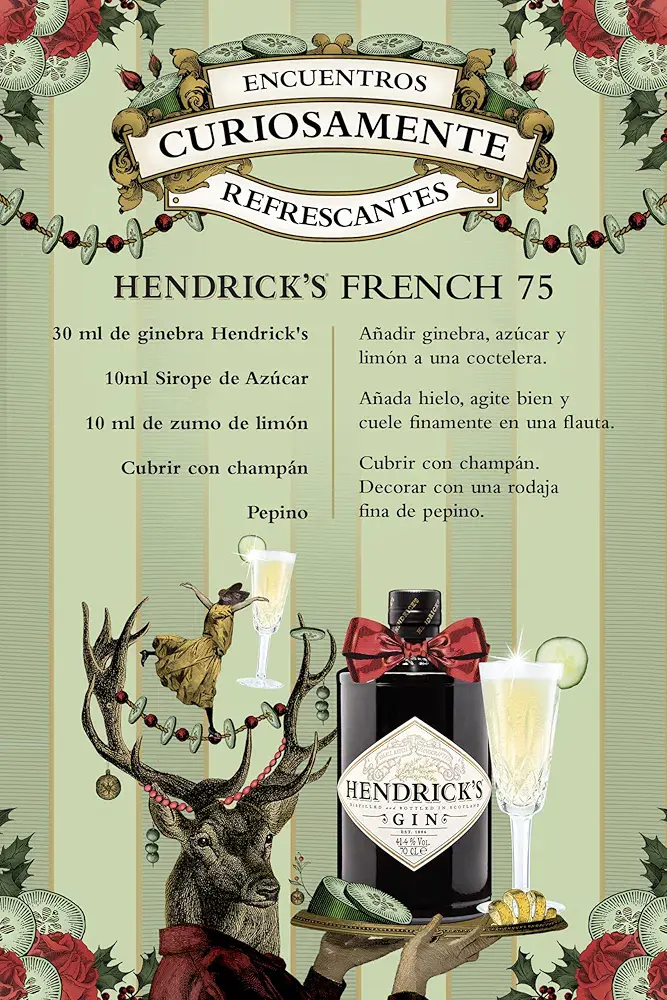 Gin Inglês Hendricks 750 ml