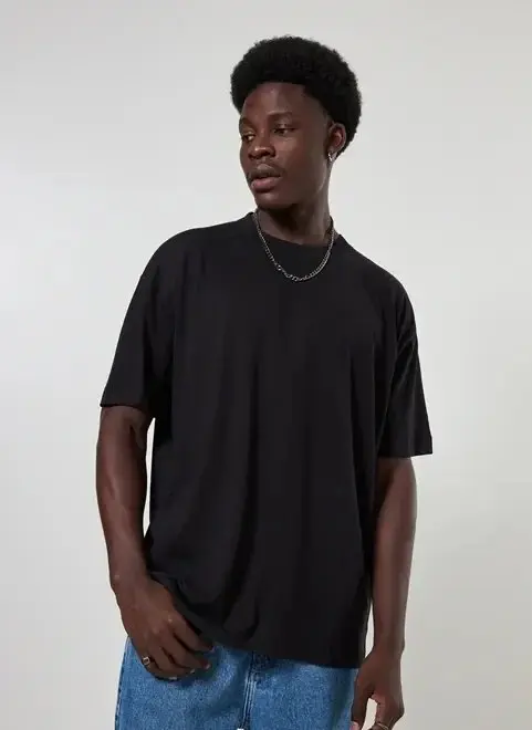 Camiseta KingSize Masculina Grande & Alta No Sweat com Gola Redonda