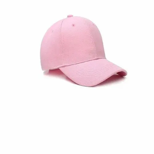 Chapéu Boné Snapback Rosa Unissex Casual Ajustável