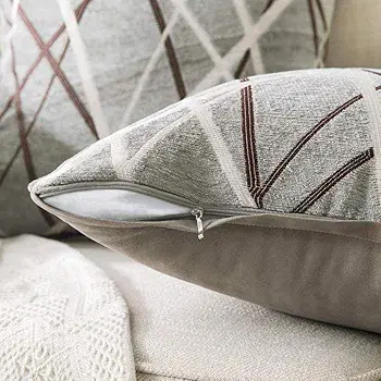 Almofada Decorativa Luxo com Estampa Geométrica