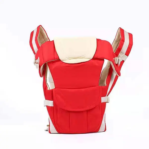 Mochila Porta-Bebê Confortável Vermelho