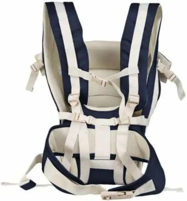 Mochila Porta-Bebê Confortável Azul-Marinho