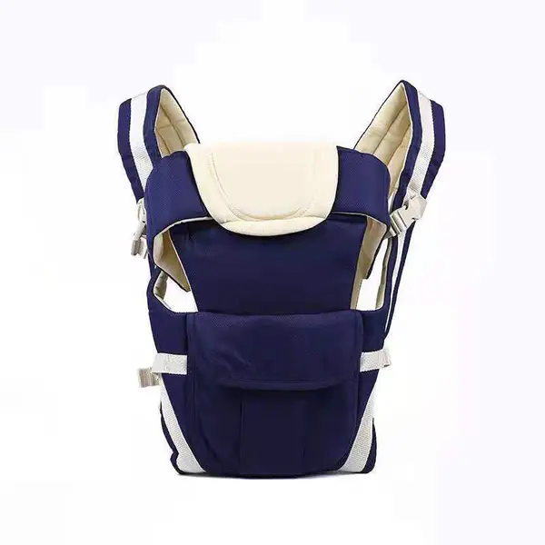 Mochila Porta-Bebê Confortável Azul-Marinho