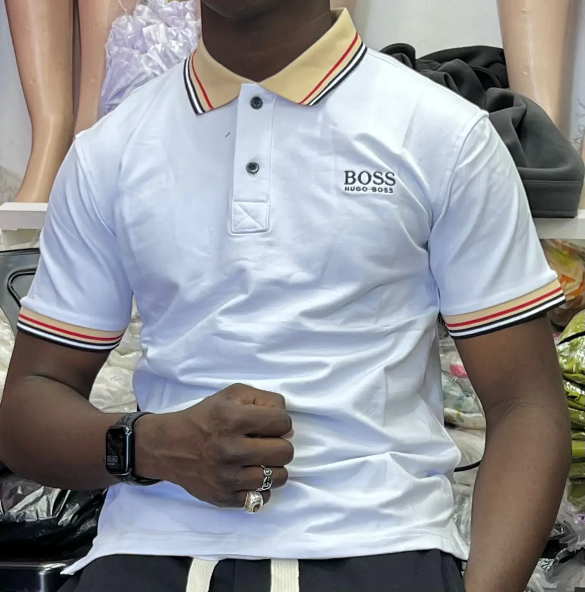 Camisa Branco ‘Boss’ Clássica