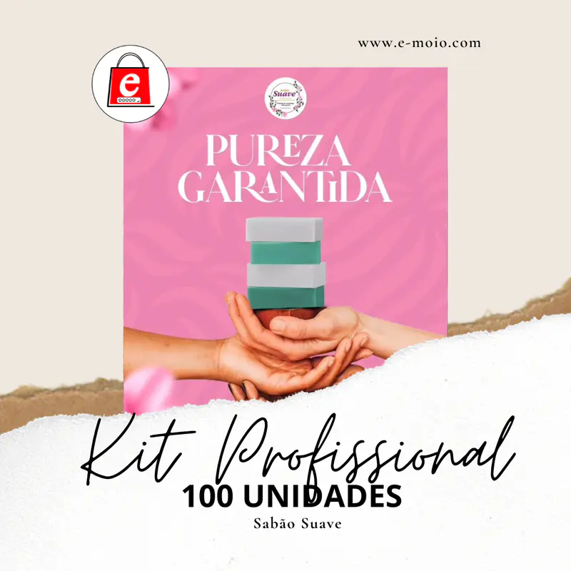 Kit Profissional Sabão Suave (100 Unidades)