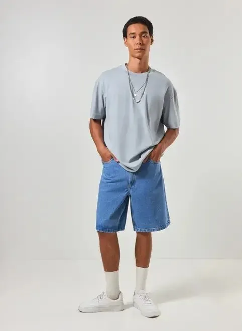 Camiseta KingSize Masculina Grande & Alta No Sweat com Gola Redonda