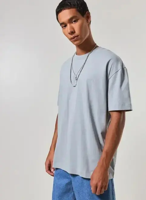 Camiseta KingSize Masculina Grande & Alta No Sweat com Gola Redonda
