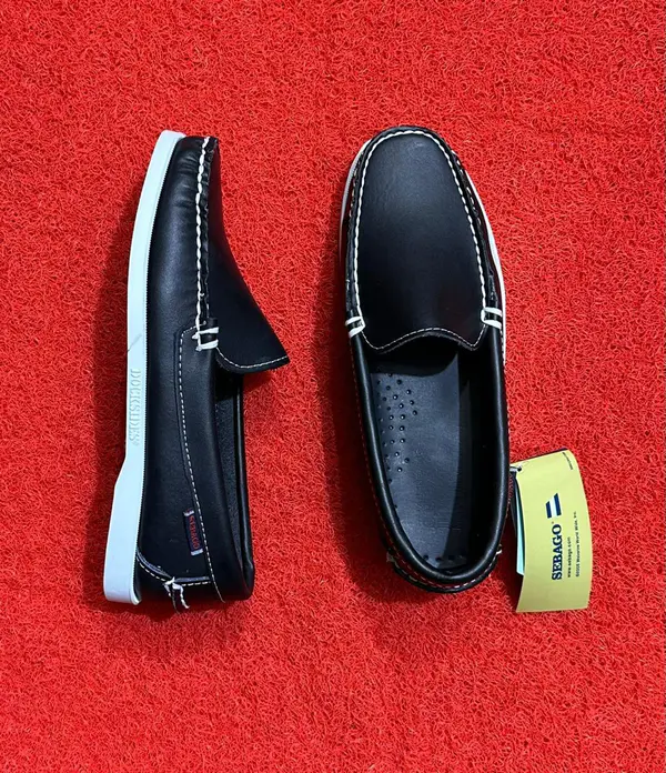 Sapato Sebago Clássico Preto Slip-On
