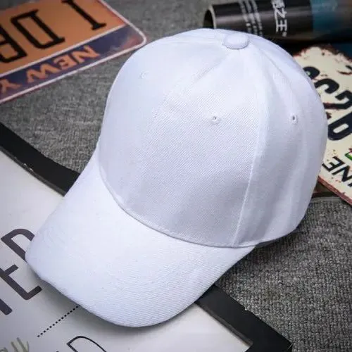 Chapéu Boné Snapback Preto Unissex Casual Ajustável