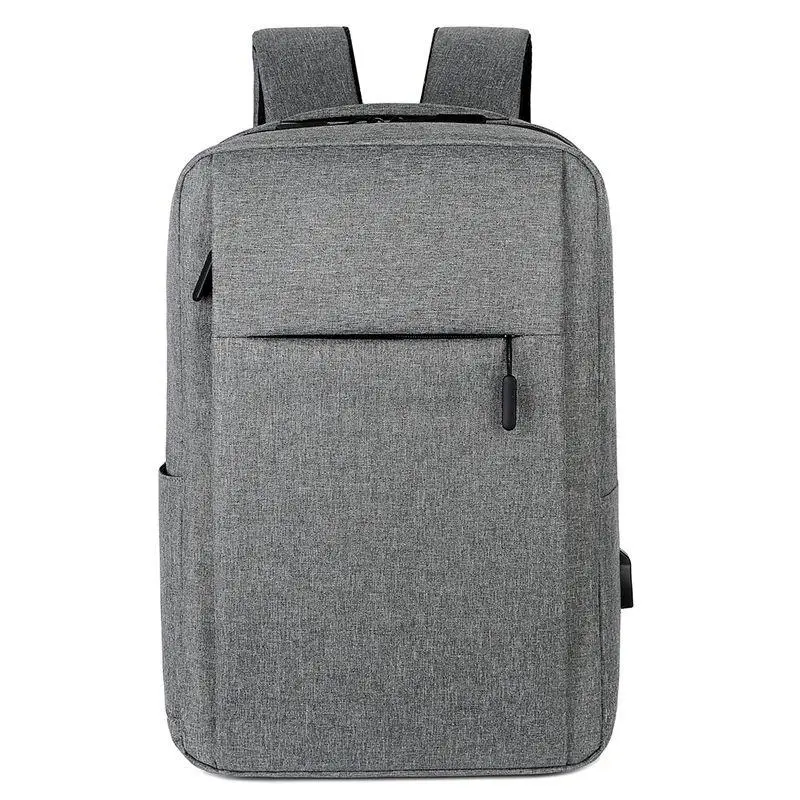 Mochila Minimalista Cinza para Trabalho e Estudo