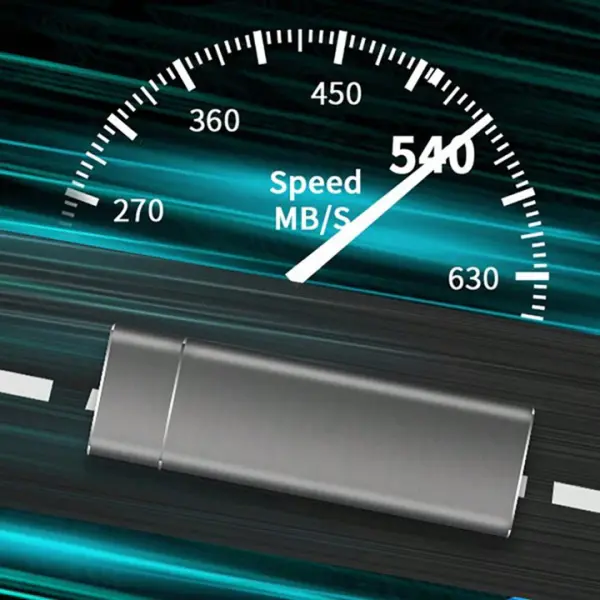 SSD Externo 30TB Cor Dourada