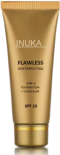 Inuka Base de Perfeição de Pele Impecável (FLAWLESS SKIN FOUNDATION) - 35ml