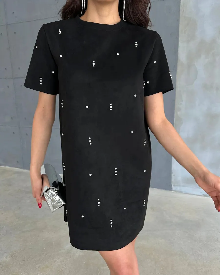 Túnica Náutica Feminina Zara · Preto / Branco