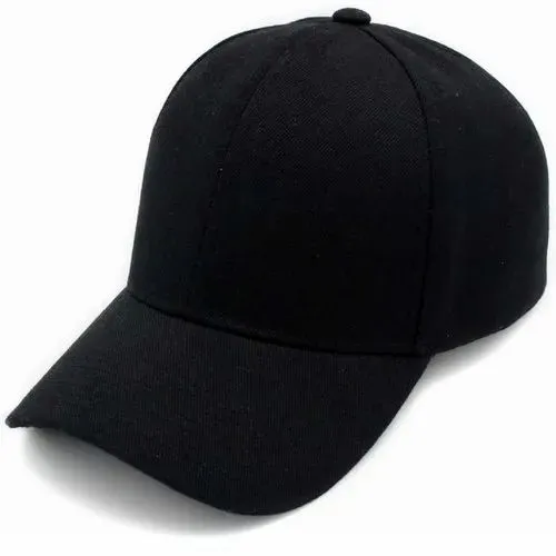 Chapéu Boné Snapback Preto Unissex Casual Ajustável