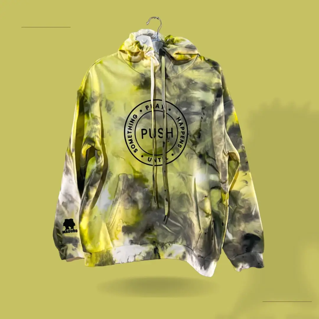 Camisola Moletom Capuchinho Tie-Dye PUSH
