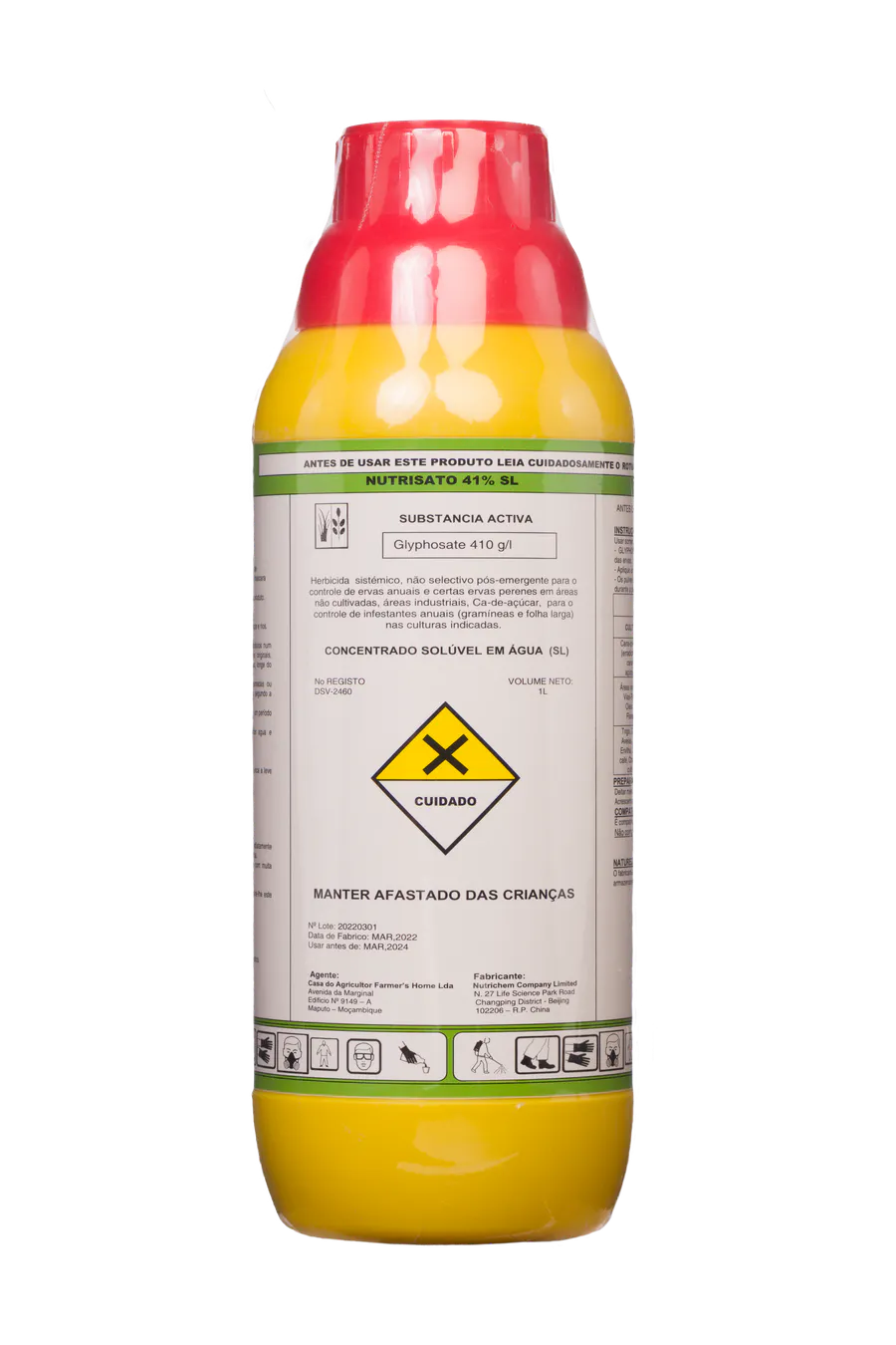 Glifosato 41% SL 1L Nutrichem