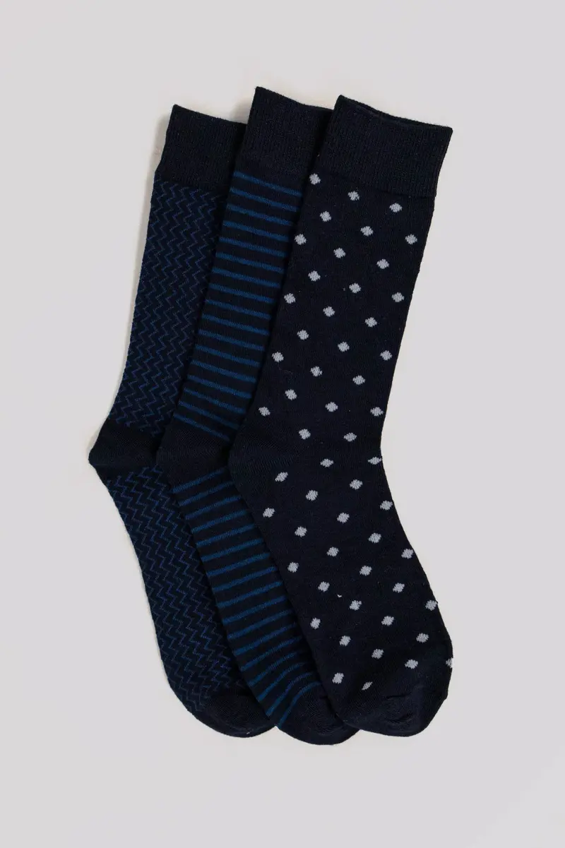 Meias pack de 3 · Homem