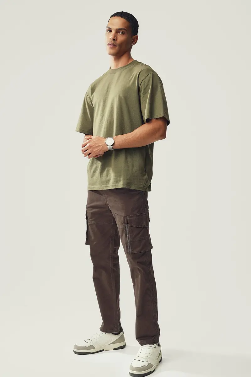 Calças Tapered · Homem