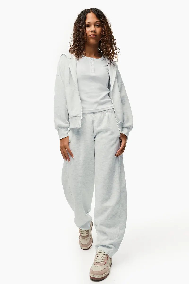 Peça Barrel Sweatpants em poliéster · Menina · Cinzento