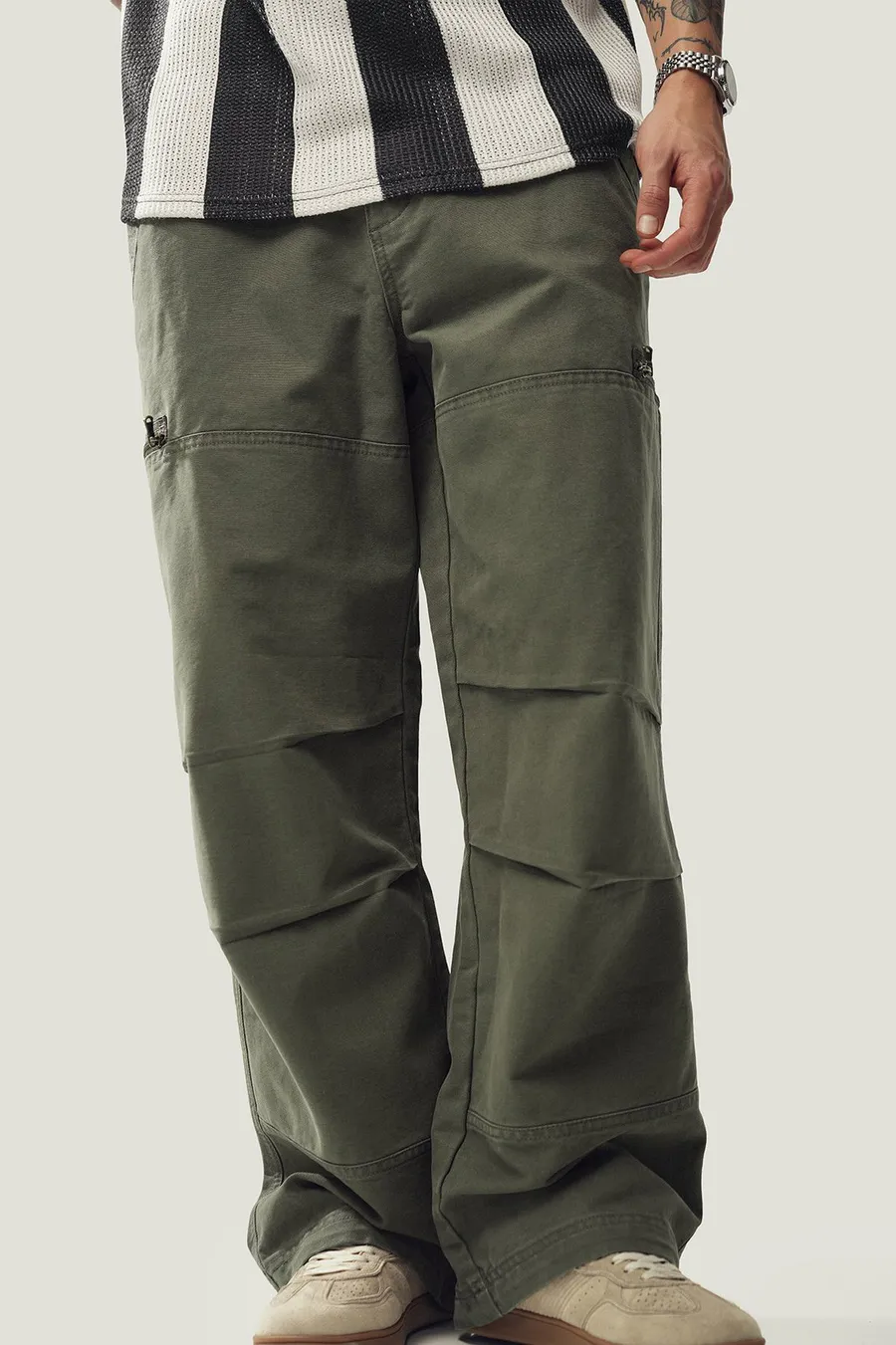 Calças Baggy · Homem