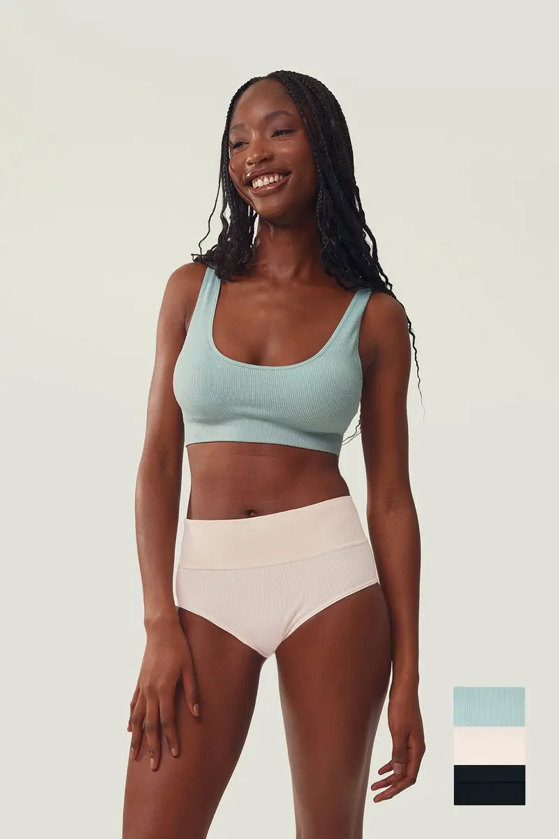 Biquíni sem costuras pack de 3 · Senhora