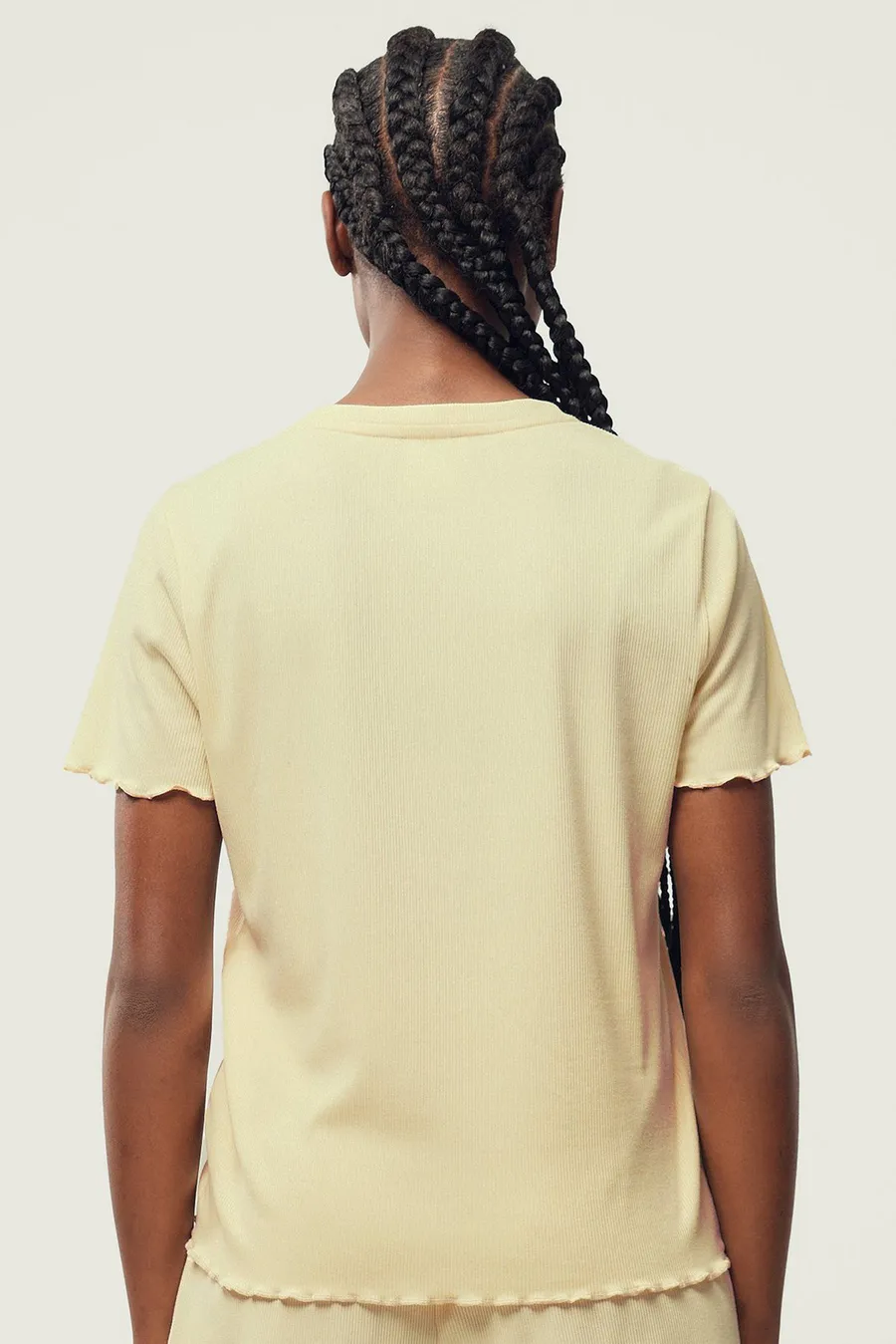 Top Sleep em algodão · Senhora · Amarelo