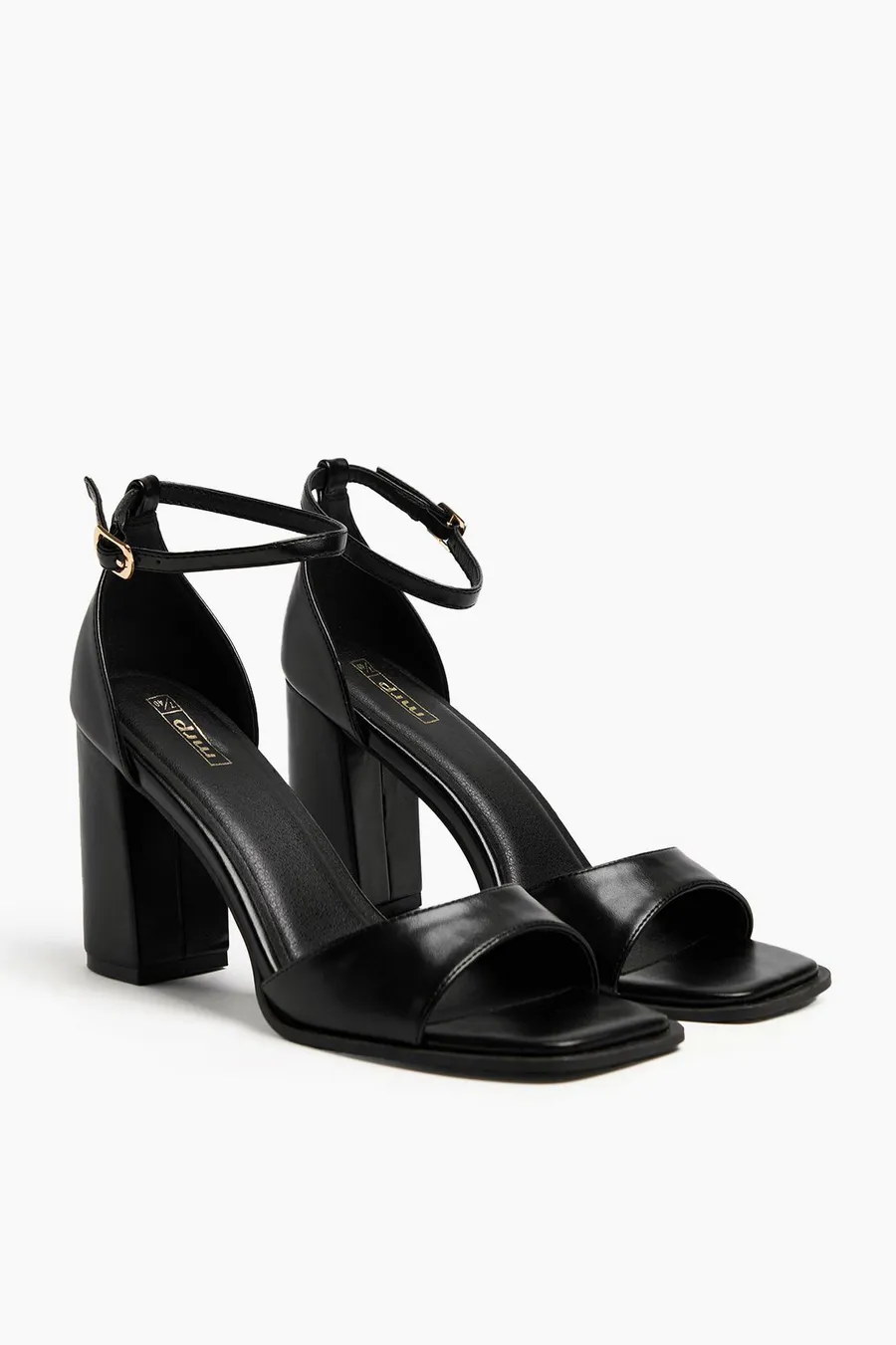 Sapatos de salto com velcro Ankle Block · Senhora