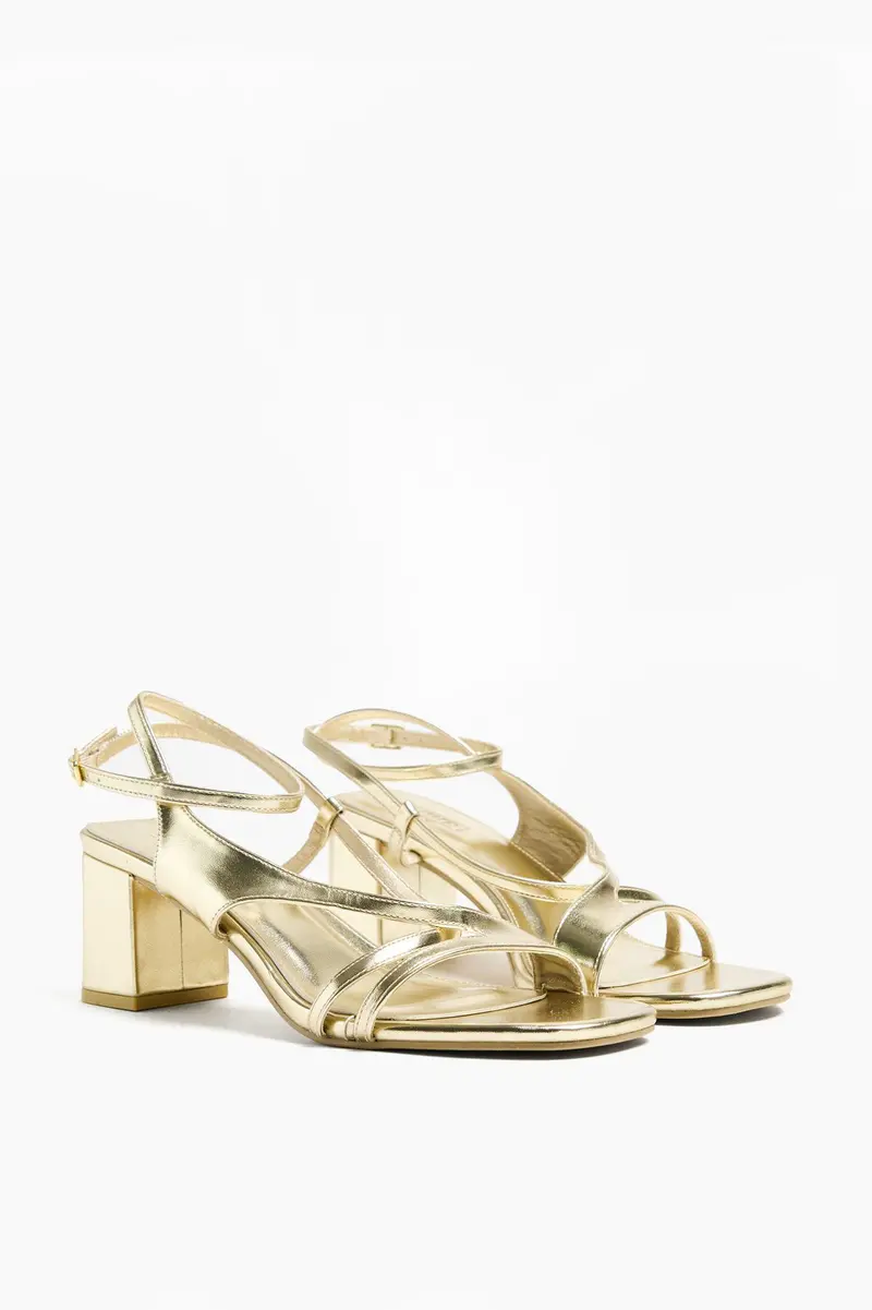 Sapatos de salto com velcro Multi Block · Senhora