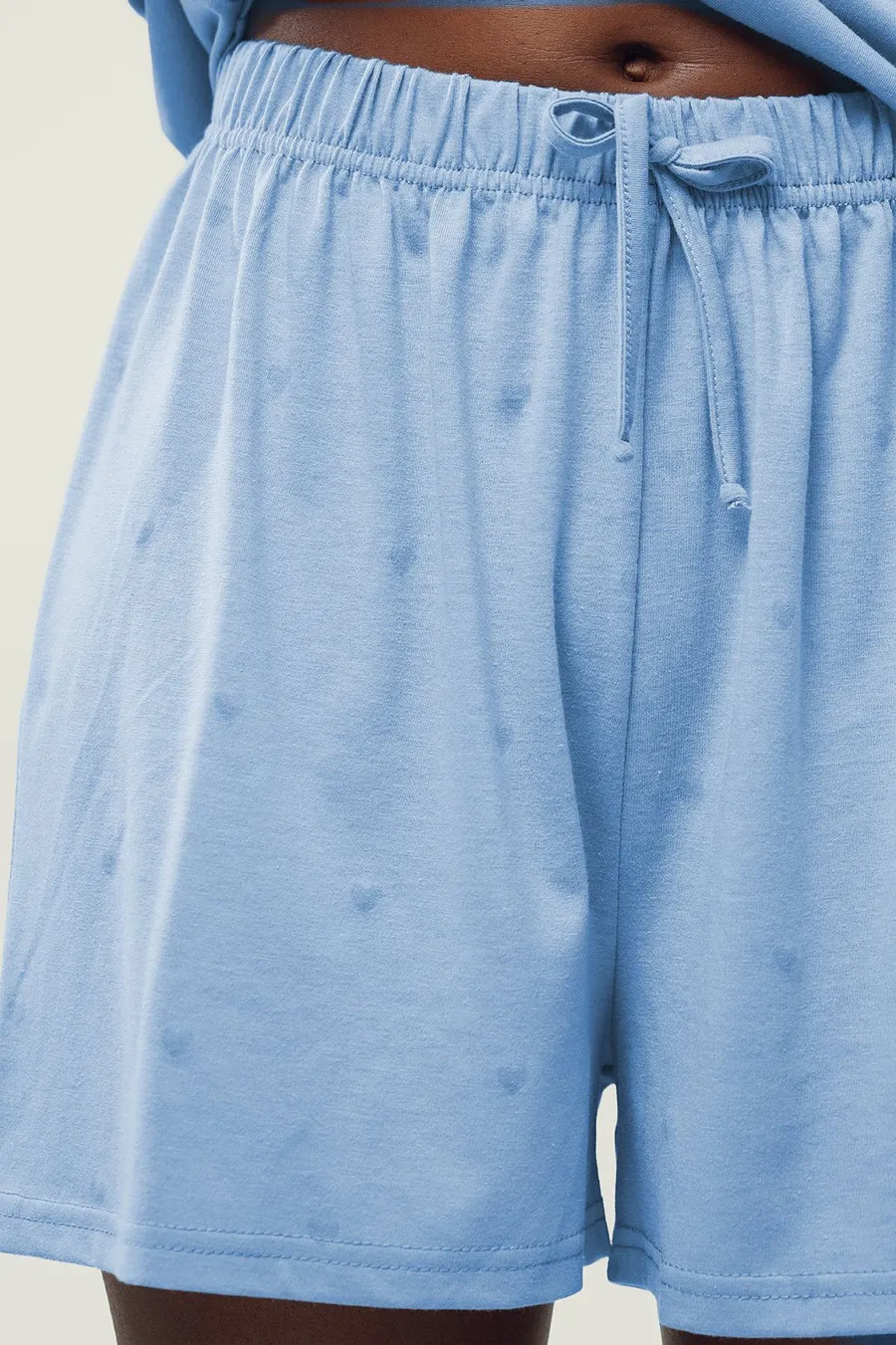 Pijama em algodão · Senhora · Azul