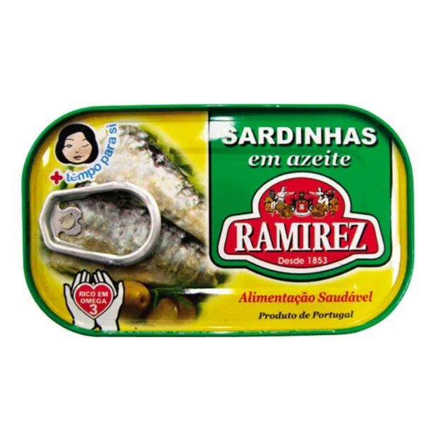 Sardinhas Ramires Lata 125G Azeite Liv